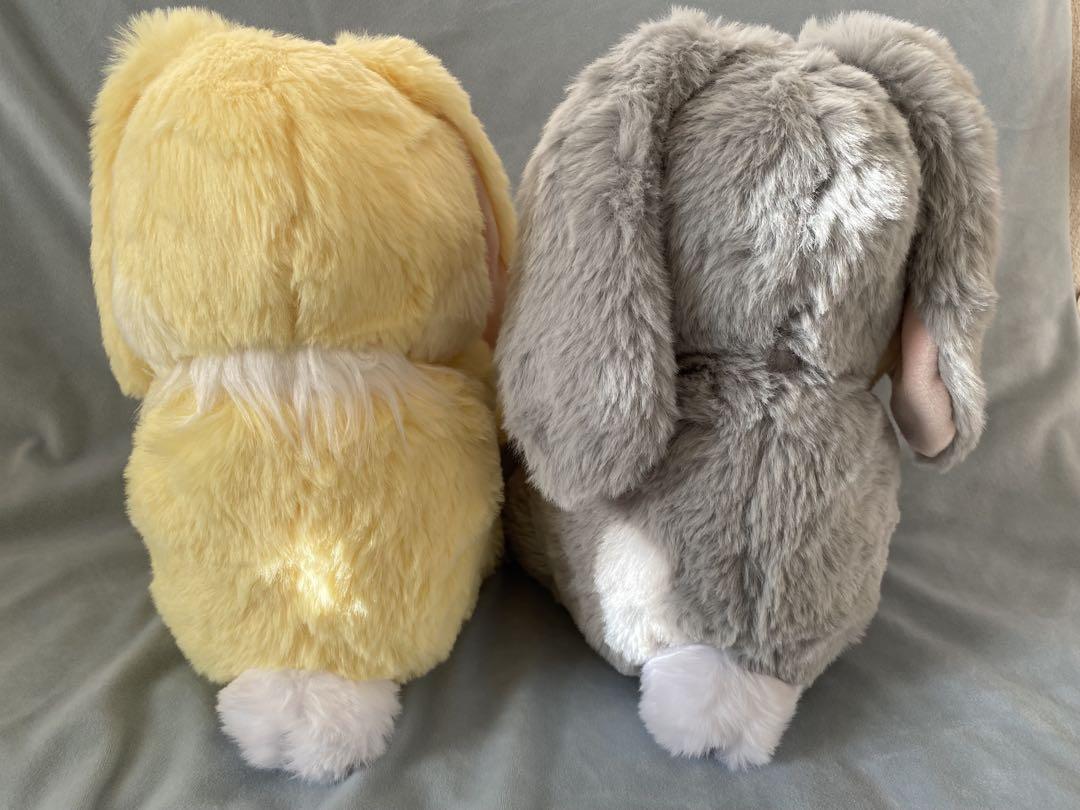 とんすけ　ミスバニー　うとうとぬいぐるみセットタグ付き未使用品　ディズニーストア とんすけ ミスバニー うとうとぬいぐるみセットタグ付き未使用品