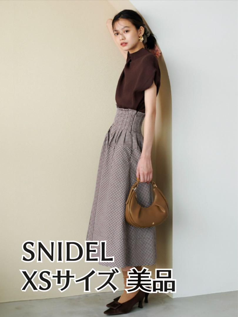 *最終値下げ* SNIDEL ドッキングワンピース 最終値下げ】Snidel ノースリーブ ドッキングワンピース