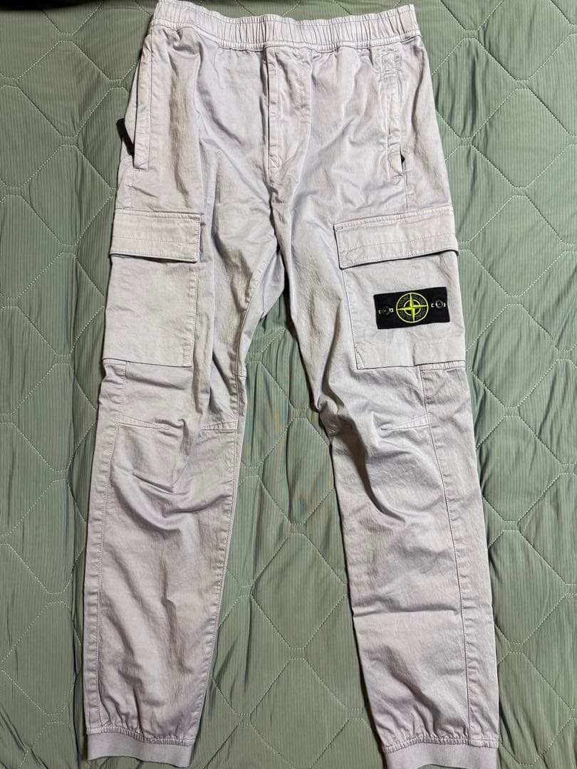 STONE ISLAND (ストーンアイランド) カーゴパンツ　紫