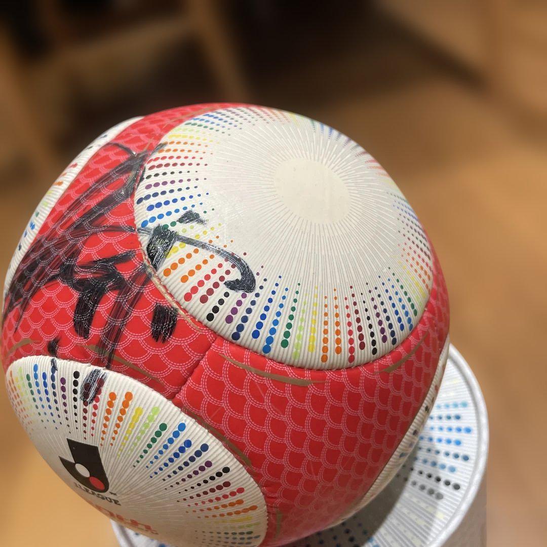 Jリーグ20周年記念ボール　サイン入り