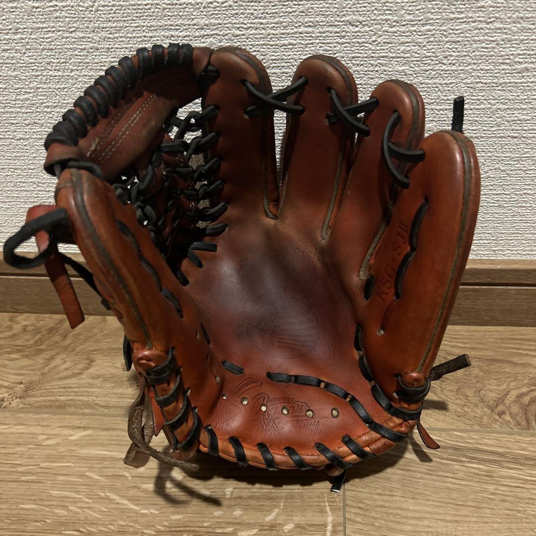 スラッガー 硬式グローブ 黒/茶