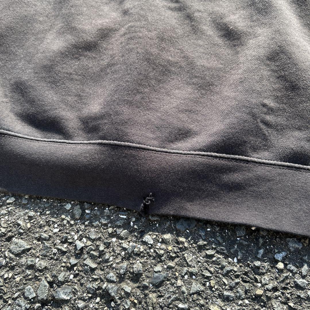 old stussy 90s ビンテージジップパーカー　ブラック　フェード　us
