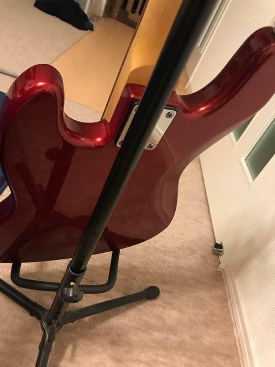 訳あり】 B.C.Rich IRONBIRD MK1 LEGACY SERIES BASS Gloss Red