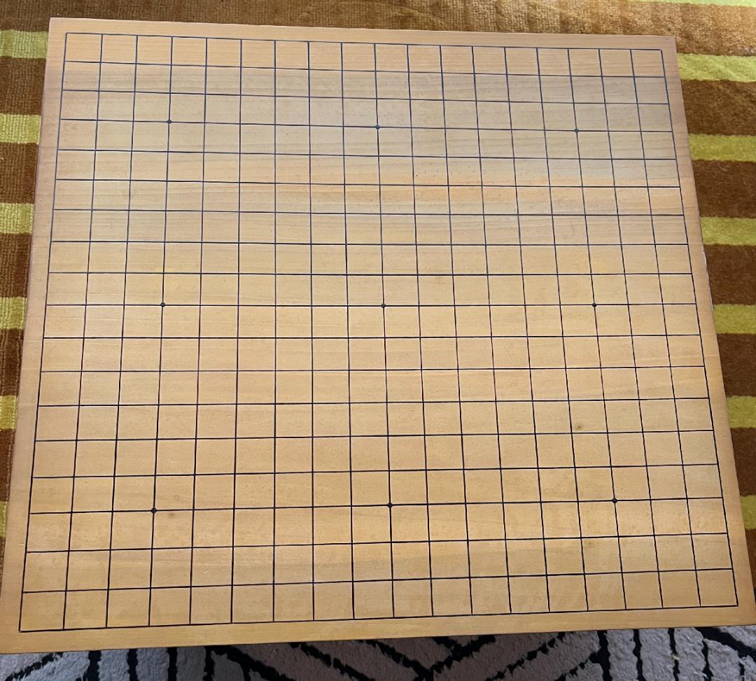 高級碁盤　足付き、碁石セット