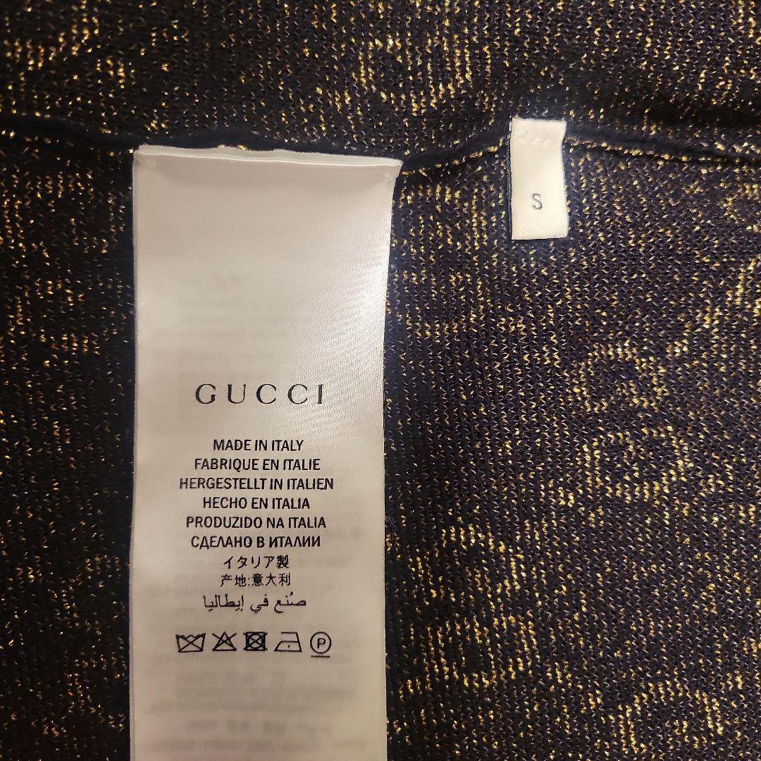 GUCCI GGロゴニットカーディガン S