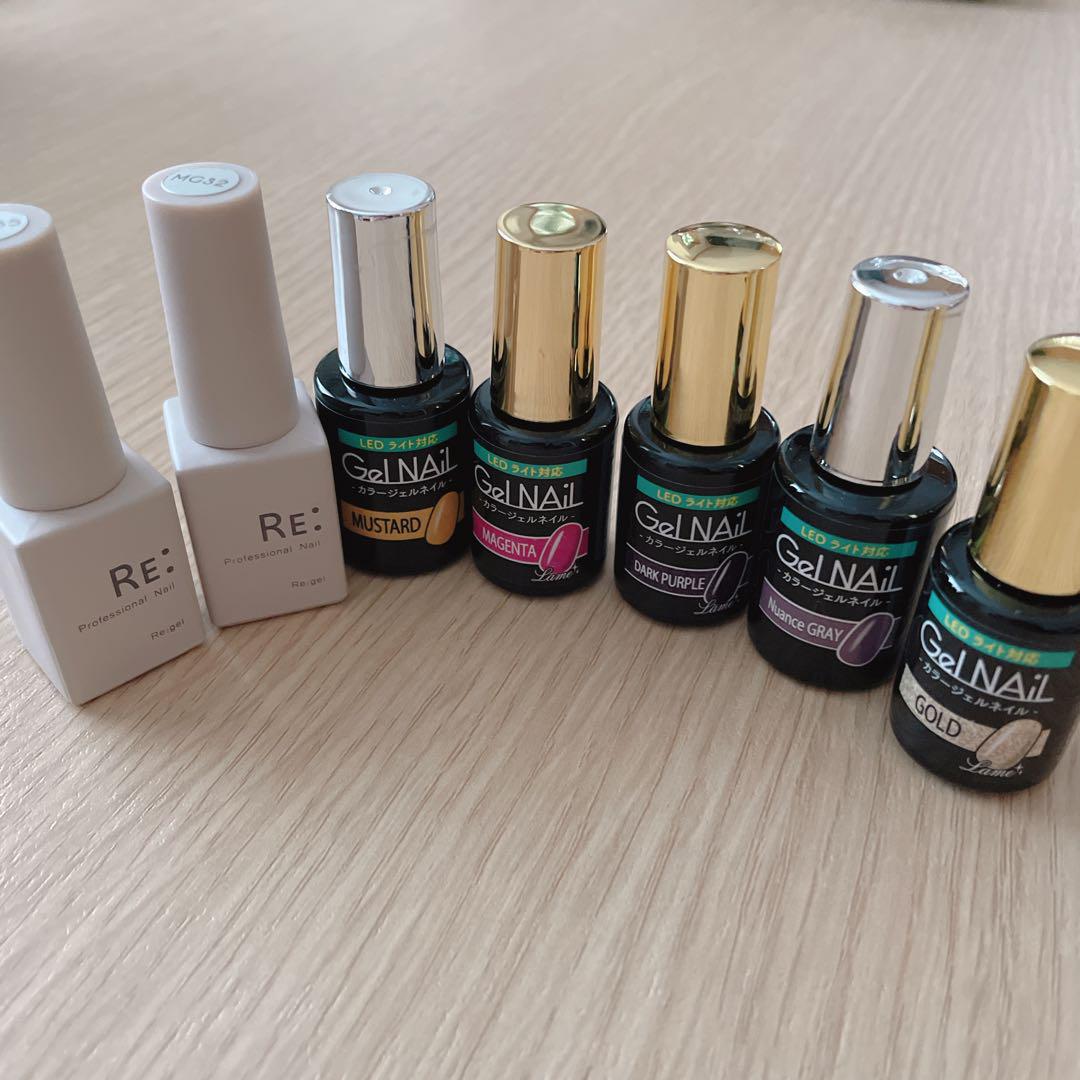 新品未使用♡ジェルネイルセット Re:gel セリア♡