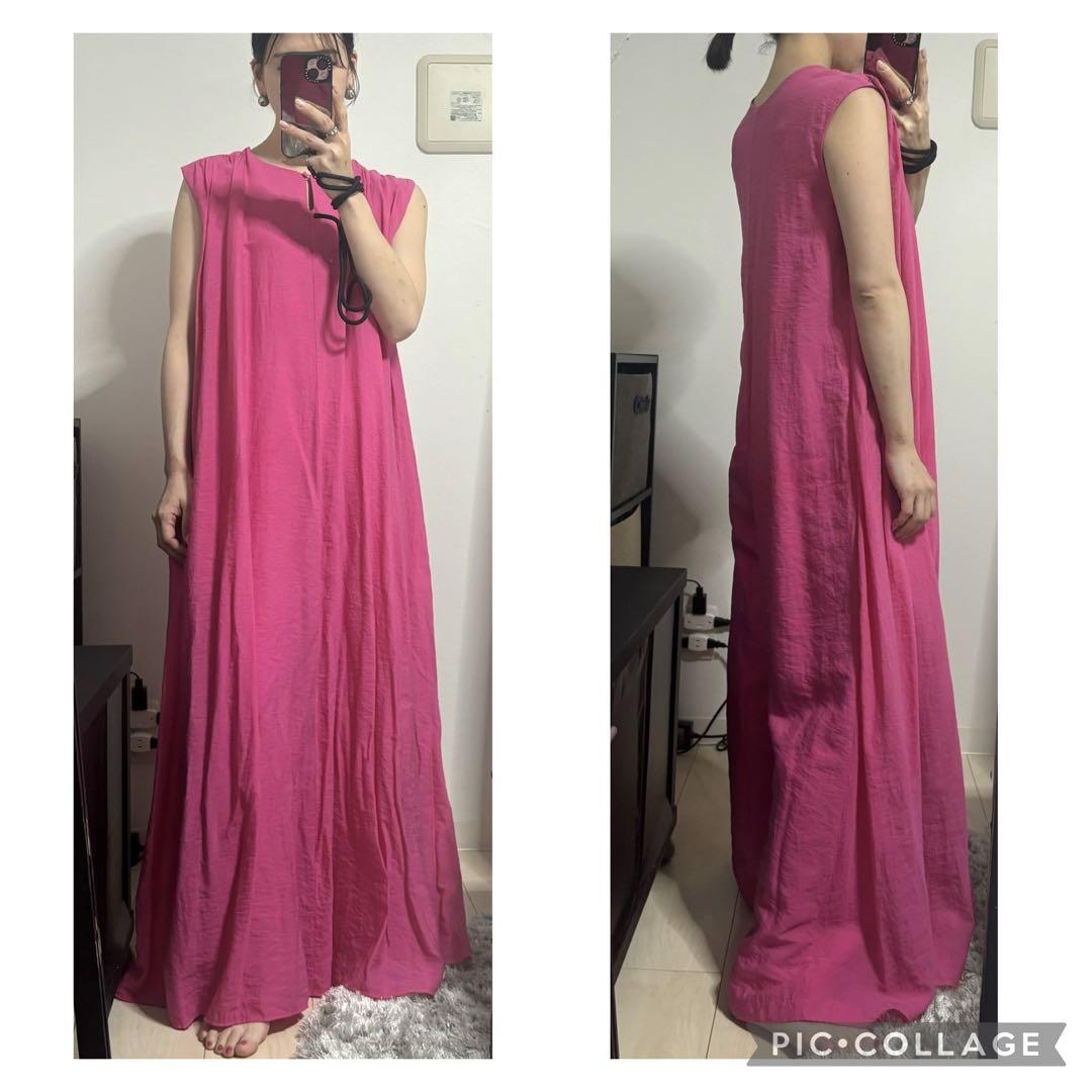 MEDI 2WAY CURTAIN ROMPERS ピンク