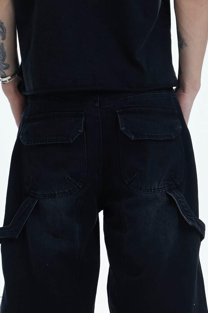 パンツ DND4DES Shredded Baggy Jeans y2k opium