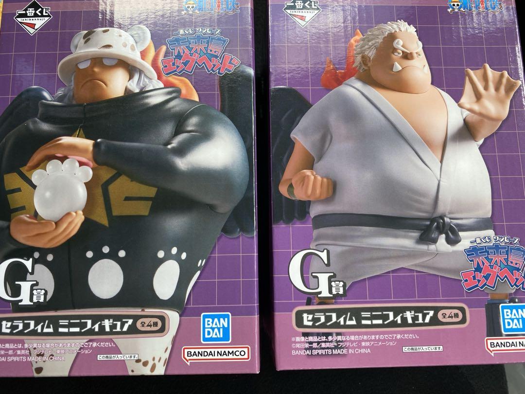 一番くじ　ワンピース　セラフィム2体　アクスタ　おまけ付き ワンピース 一番くじ セラフィムフィギュア2点セット - メルカリ