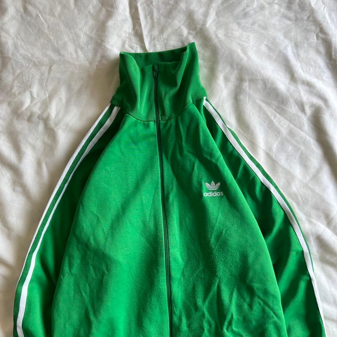adidas 80s トラックジャケット グリーン 希少 古着 正規代理店 6171円