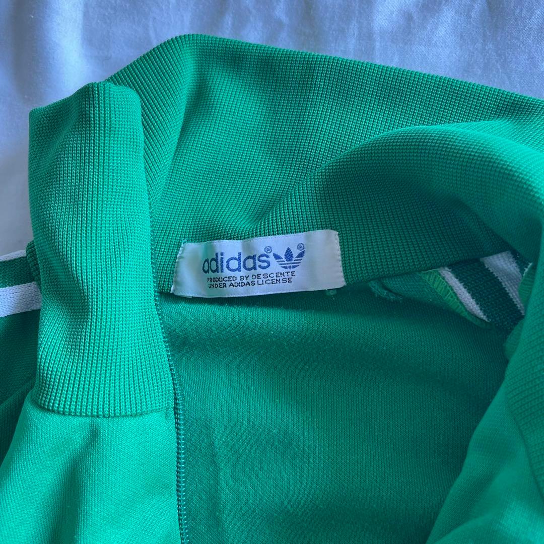 adidas 80s トラックジャケット グリーン 希少 古着 正規代理店 6171円