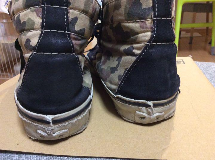 売れ筋アイテムラン 90s カモフラ 迷彩 スケハイ SK8-HI ヴァンズ vans USA製 靴
