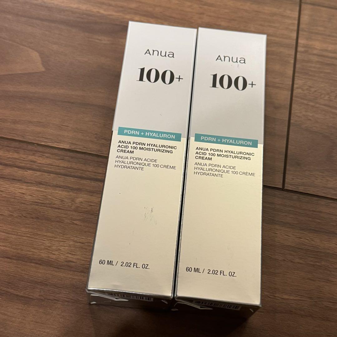 Anua PDRNヒアルロン酸100モイスチャーライジングクリーム 60ml