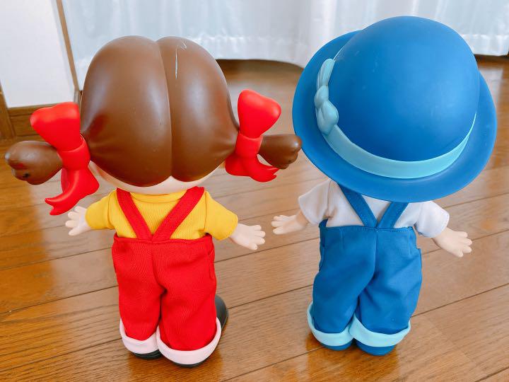 不二家 ペコちゃん ポコちゃん 人形 非売品 - メルカリ
