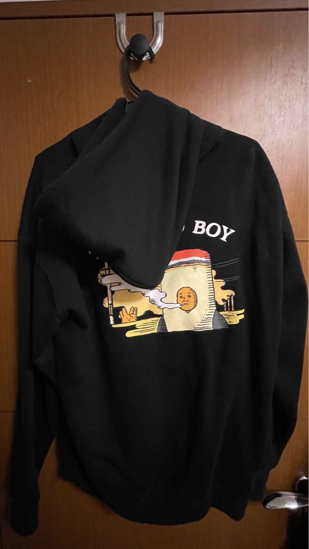 東海オンエア TOBACCO BOY フード付きパーカー 黒
