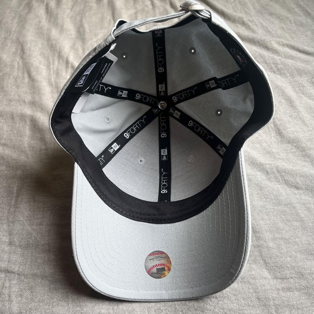 NEW ERA LA 9FORTY RHINESTONE キャップ スノーグレー