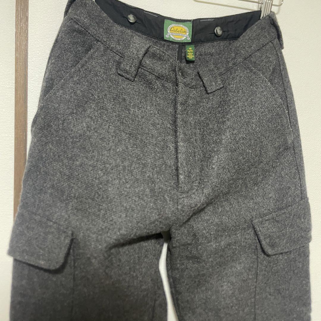 cabelas カベラス　カーゴパンツ　ウール　アウトドア　80's 90's