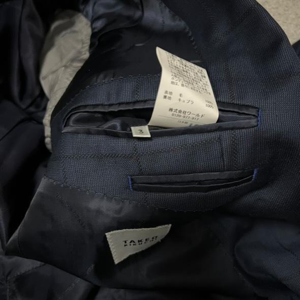 ✨未使用✨タケオキクチ セットアップ スーツ チェック DORMEUIL 総裏