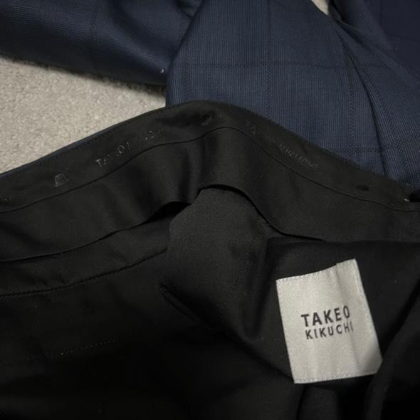 ✨未使用✨タケオキクチ セットアップ スーツ チェック DORMEUIL 総裏