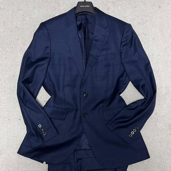 ✨未使用✨タケオキクチ セットアップ スーツ チェック DORMEUIL 総裏
