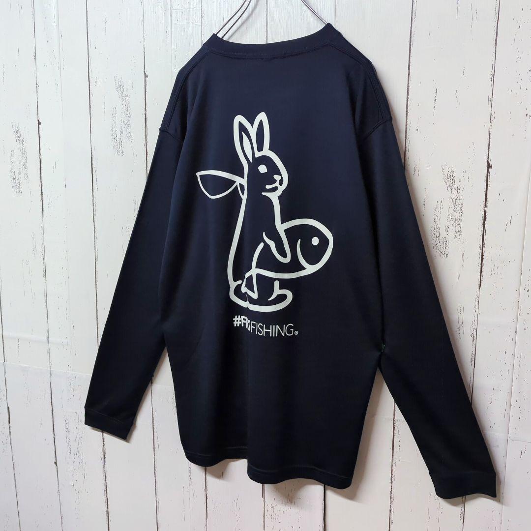 【希少デザイン】 FR2 FISHING 両面プリント 色情兎 長袖Tシャツ