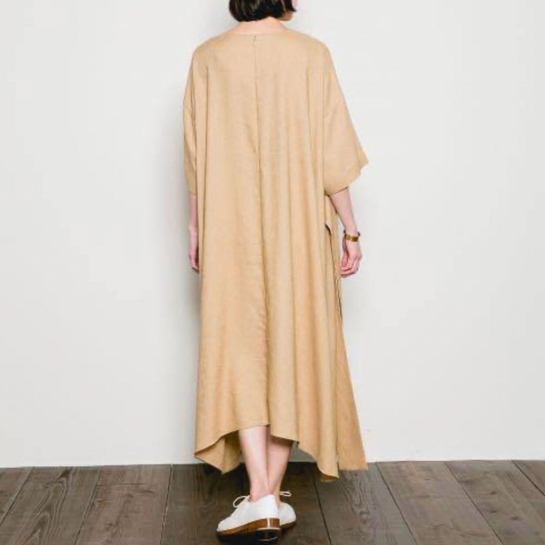 Curensology コンチネンタルリネンワンピース