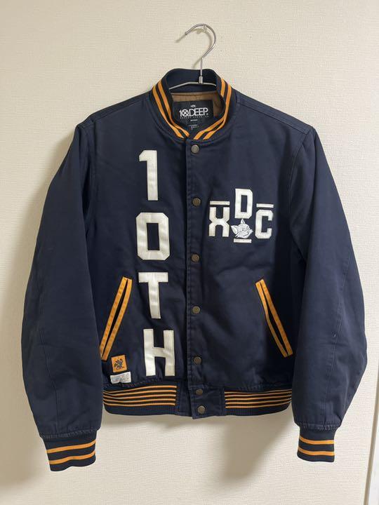 1050円 55%以上節約 10.DEEPの中綿ジャケット スタジャン コットンジャケット アワード 刺繍