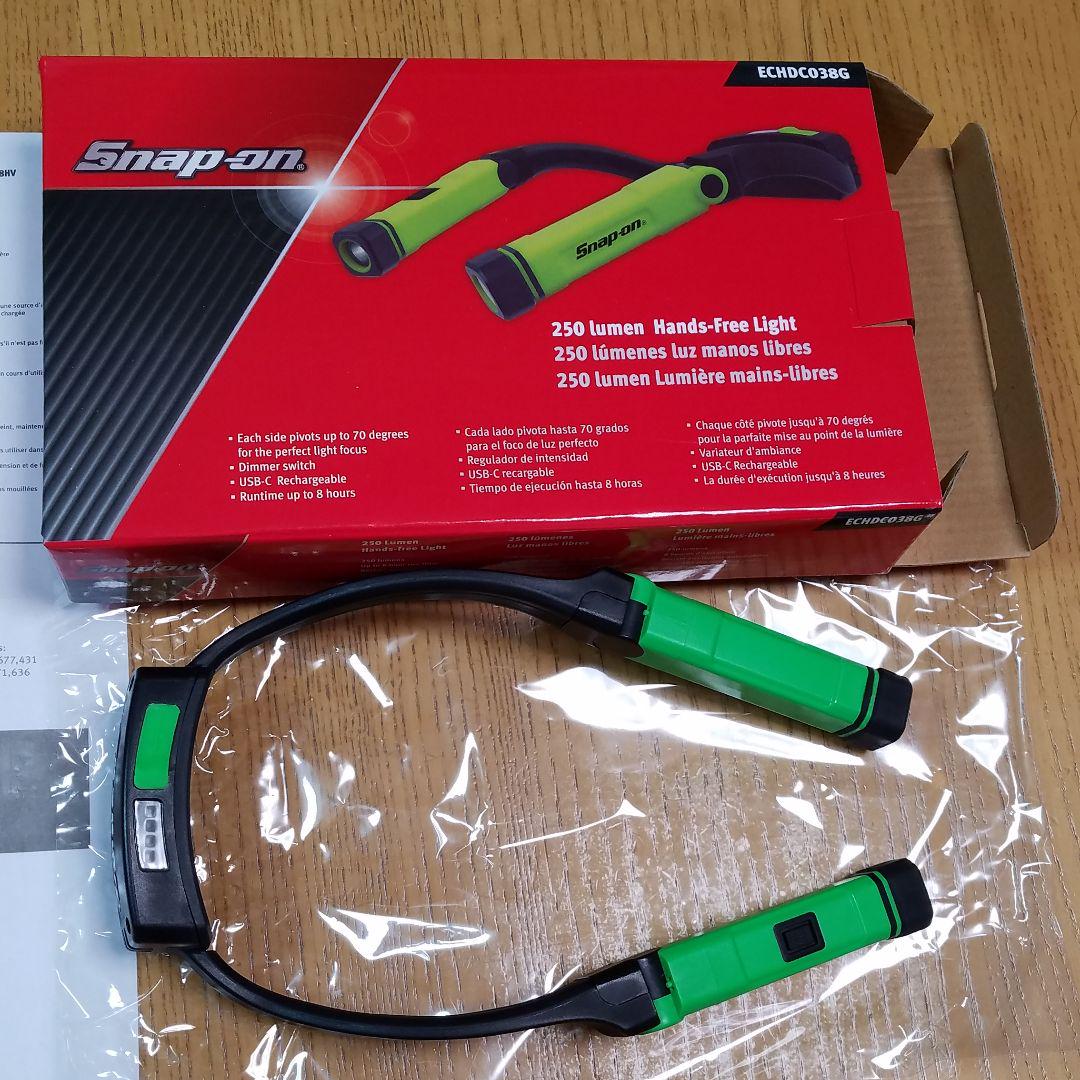 開梱 設置?無料 】 ECHDC038O LEDハンズフリーネックライト Snap-on ...