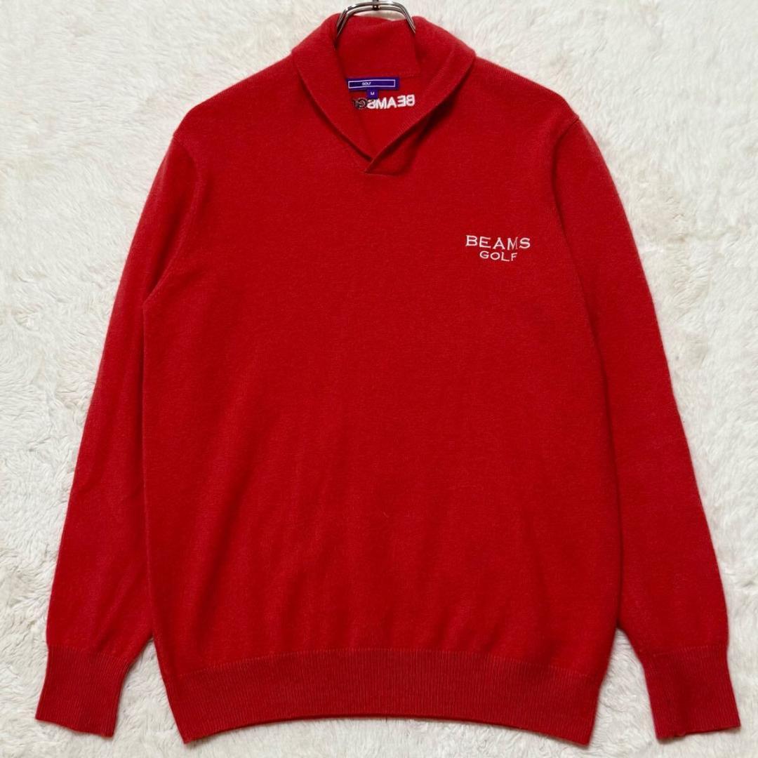 カシミヤ ビームスゴルフ ショール ニットセーターゴルフウェアM