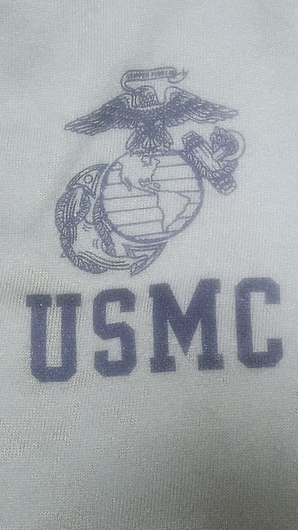 米軍実物　海兵隊　支給品　スウェットパーカー　上下　レアLサイズ！