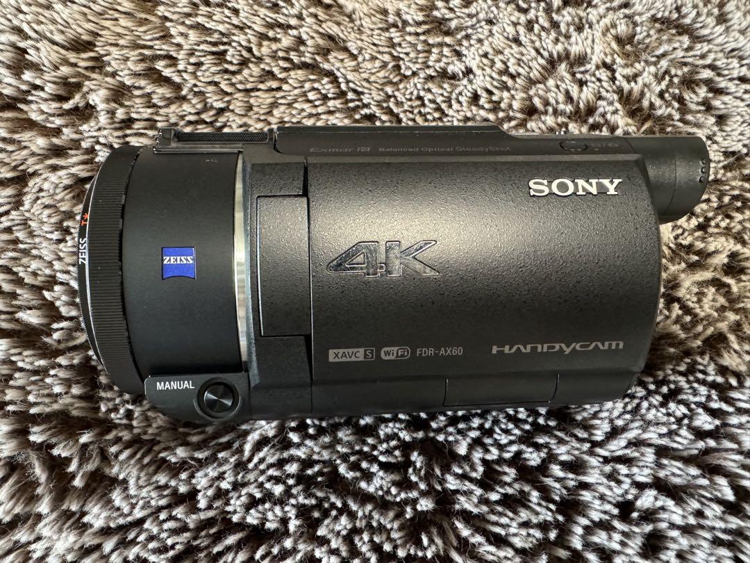 SONY  FDR-AX60 デジタル4Kビデオカメラレコーダー 美品 三脚付