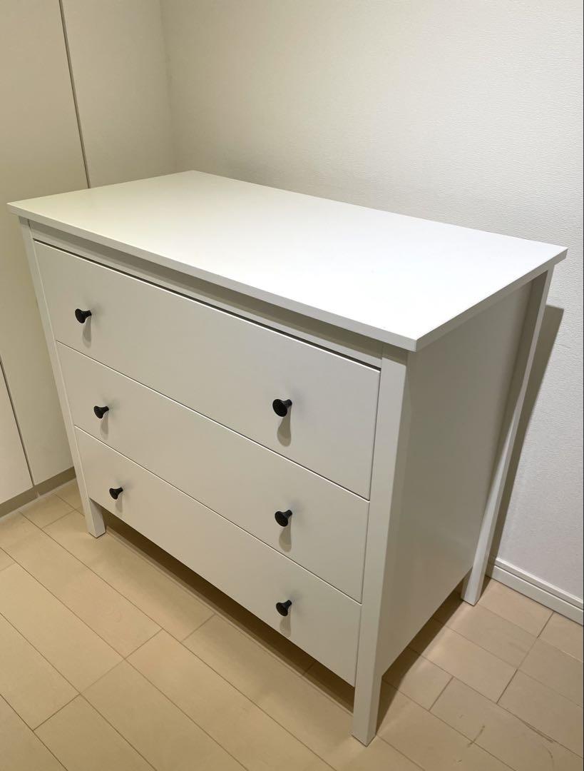 【送料込み】IKEA コッパン チェスト　引き出し×3 ホワイト