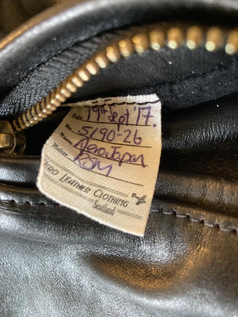 【美品】AERO LEATHER エアロレザー ハーフベルテッド 42 ブラック