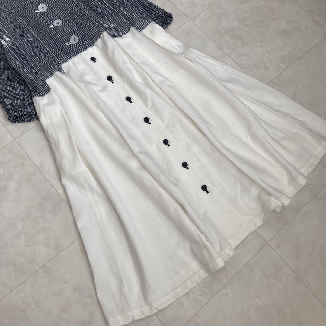 ロングシャツワンピース