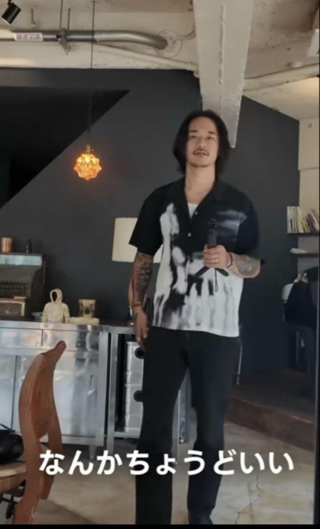 DELUXE 　 「WILDERNESS」　オープンカラーシャツ　山田蓮着用 DELUXE 「WILDERNESS」 オープンカラーシャツ 山田蓮着用 - メルカリ