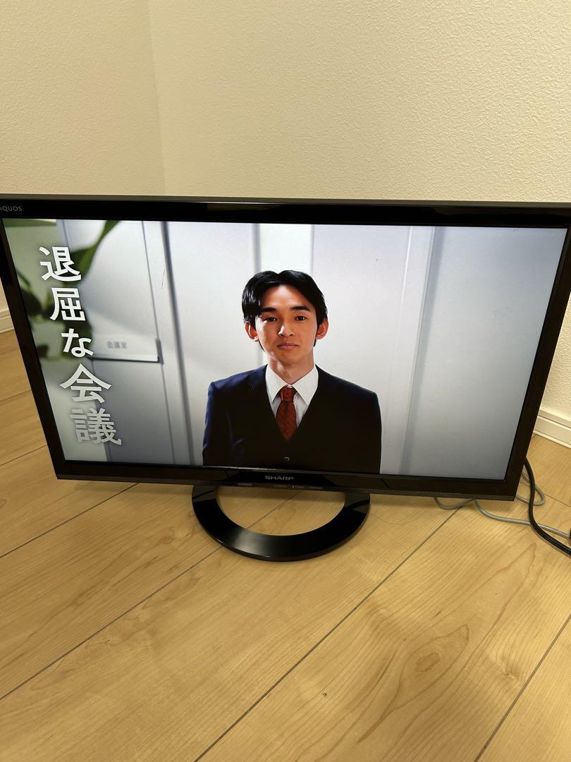 【美品】32型　液晶テレビ 本体 リモコン付き SHARP AQUOS 液晶テレビ 本体 リモコン付き - メルカリ