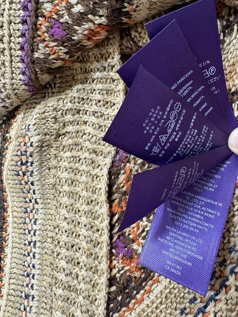 Ralph Lauren Purple Label ニット Mサイズ Ralph Lauren Purple Label ニット Mサイズ