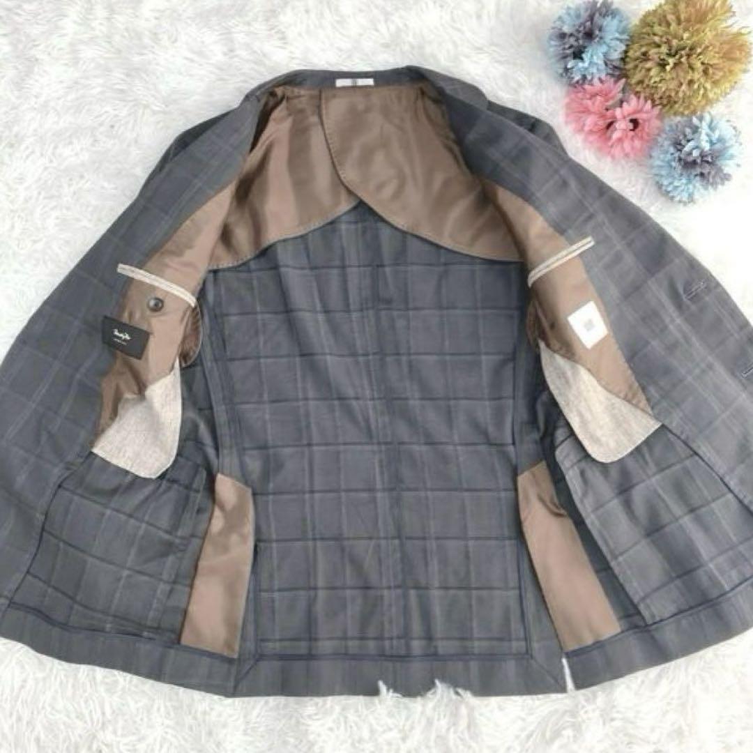 スーツセレクト　セットアップ　3ピース　チェック柄　marzotto　A4