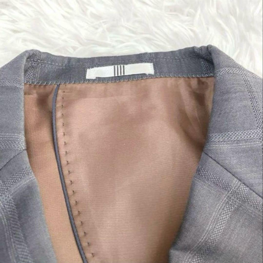 スーツセレクト　セットアップ　3ピース　チェック柄　marzotto　A4