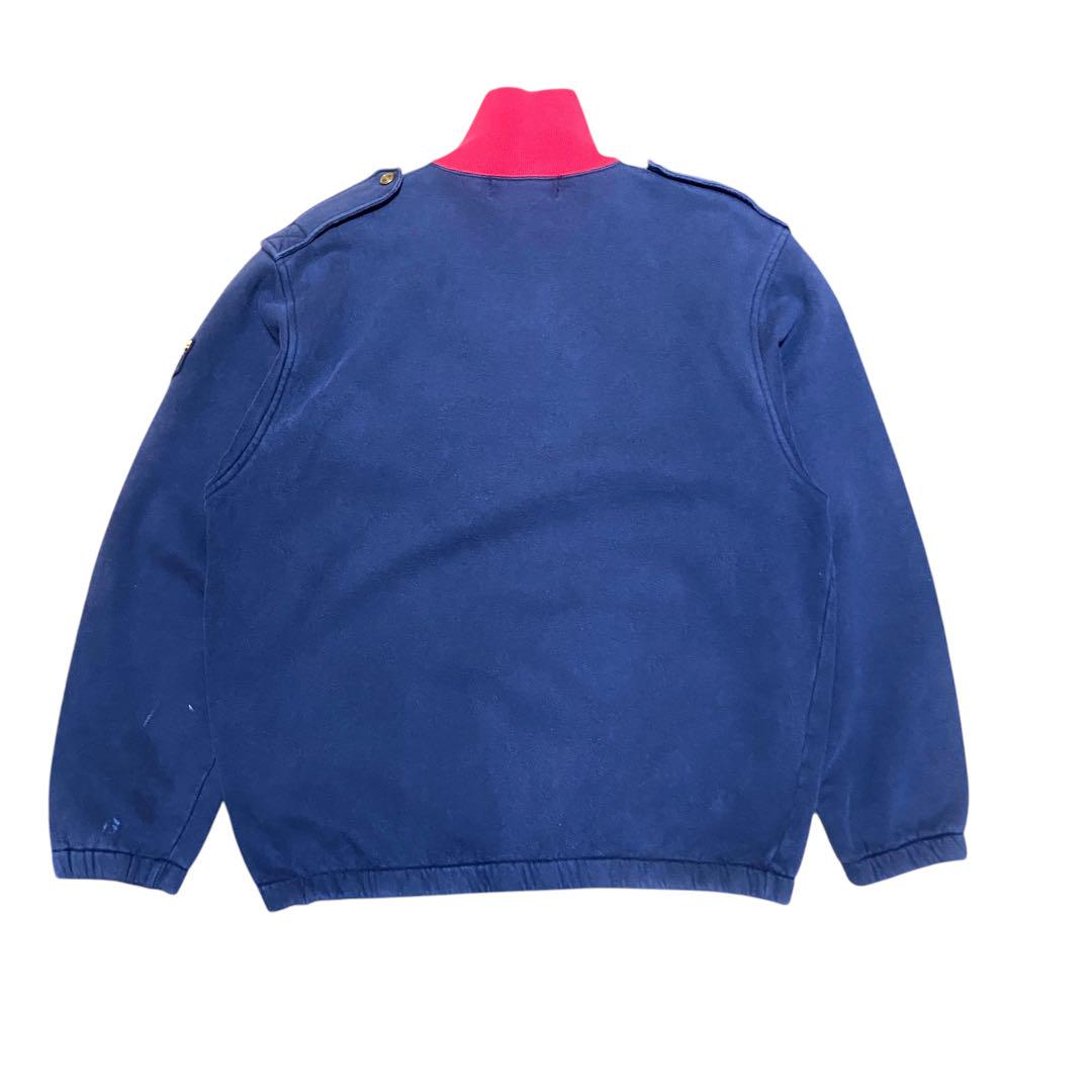 Polo Ralph Lauren ハーフジップスウェット　エポレット　ワッペン