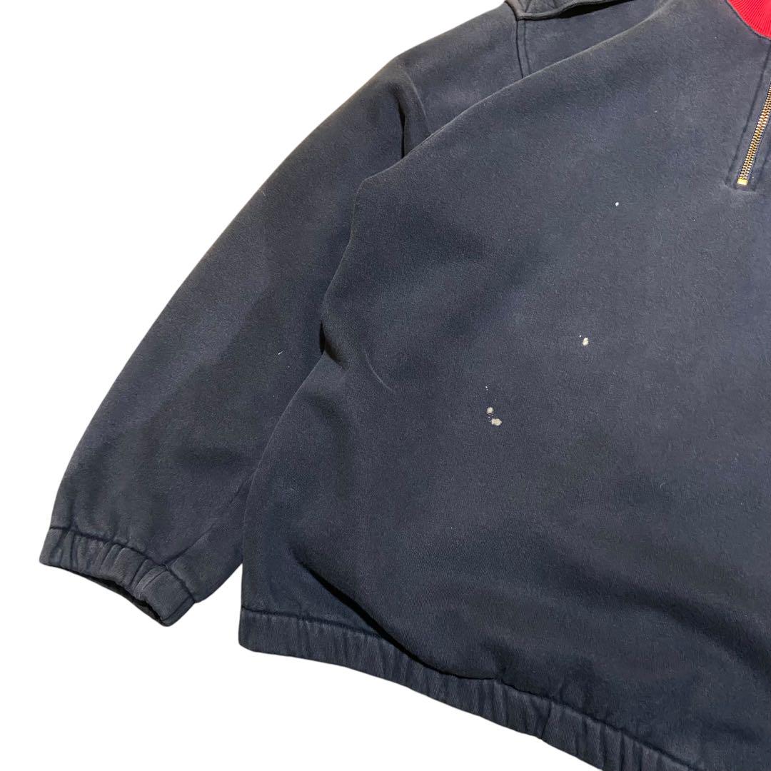 Polo Ralph Lauren ハーフジップスウェット　エポレット　ワッペン
