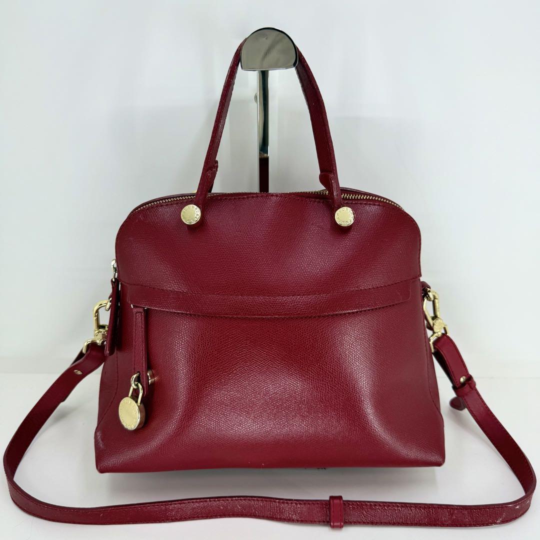 フルラ　FURLA 2way ショルダーバッグ　レッド　291