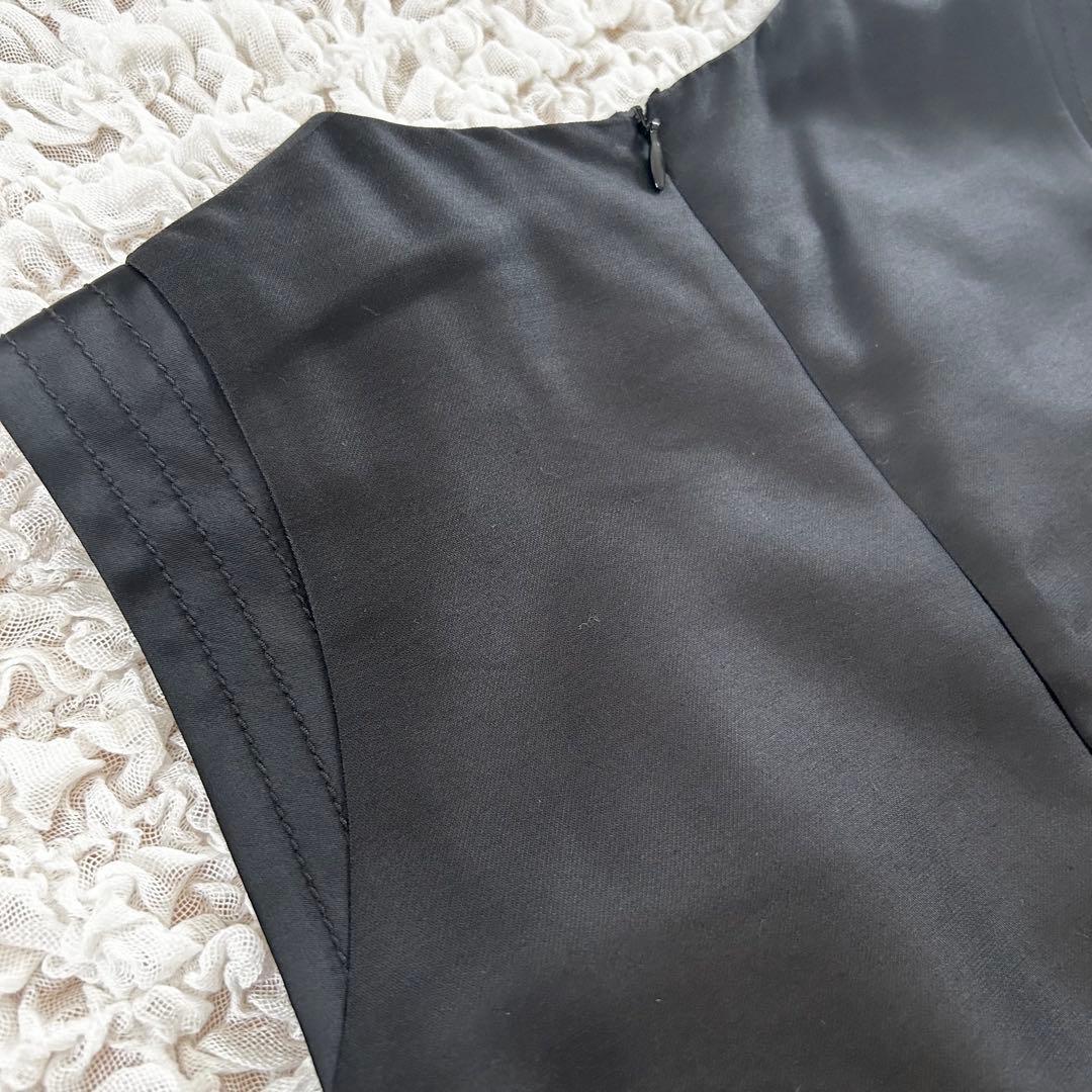 TOMASO トマソ ブラックワンピース 美ライン フォーマル イタリア製 TOMASO トマソ ブラックワンピース 美ライン フォーマル イタリア製