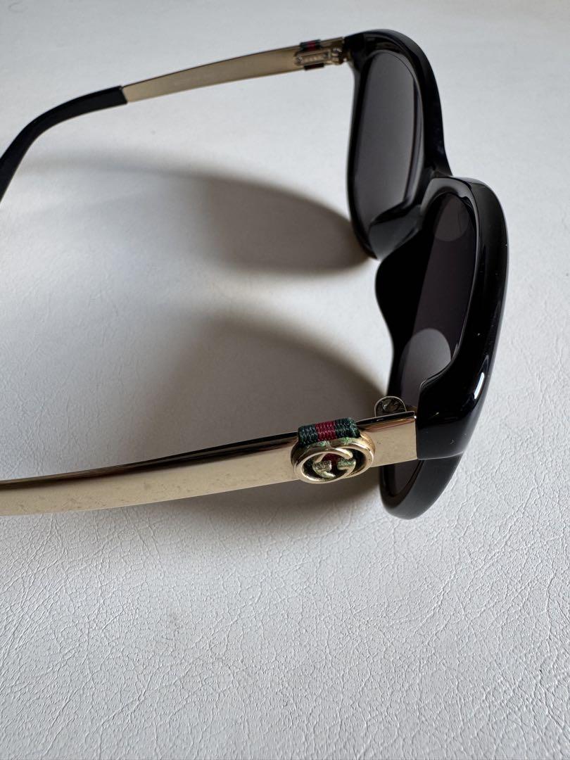 美品✨GUCCI シェリー ライン サングラ GG1633 希少品　一級品 1円☆美品 GUCCI グッチ サングラス シェリーライン インター