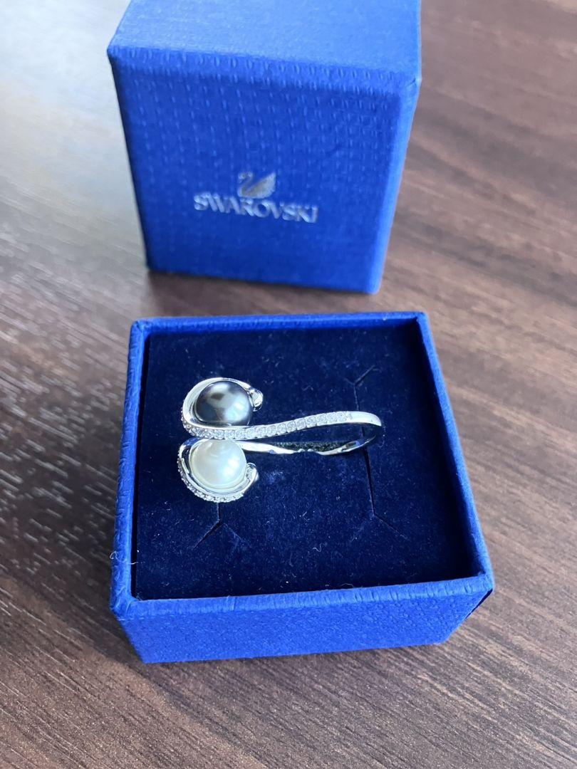 ★SWAROVSKI　スワロフスキー　リング【10号】パール