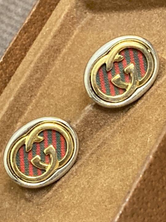 通販超特価 美品 GGモチーフ ネクタイピン カフス 4Ke59-m75941840716 希少 GUCCI オールドグッチ 爆買い好評