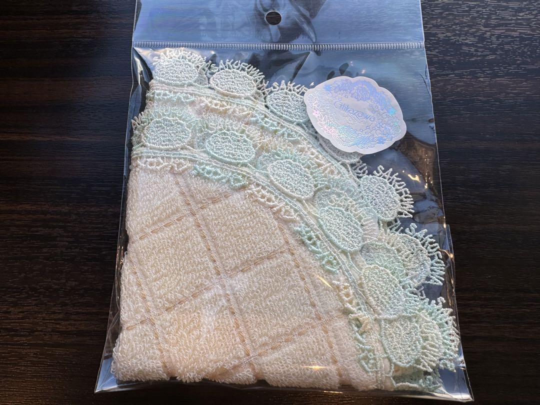 【新品未開封品】近沢レースメロンパンイエロー限定タオルハンカチ