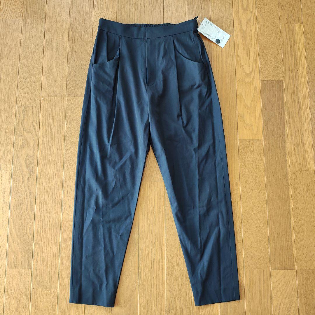 UNTITLED テーパードパンツ ネイビー スティックパンツ