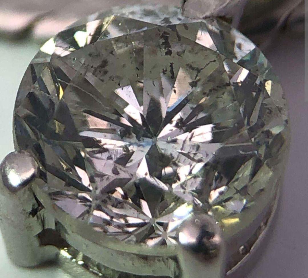 大粒天然ダイヤモンドネックレス 1.487ct