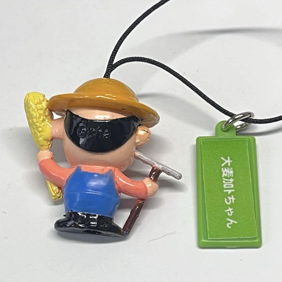 未使用❗️十六素材 大麦加トちゃんストラップ 十六茶 加藤茶